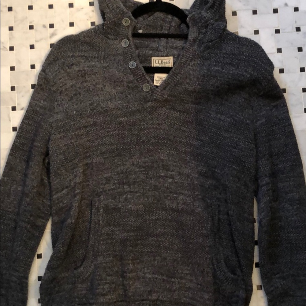 LL bean grey hoodie